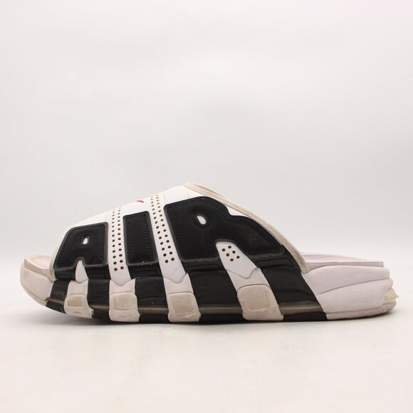 Nike Air More Uptempo Slide Men\'s 14 White/Varsity Red-Black Colorway FB7815-100 main image 5